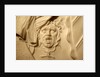 Detail from the bust of Oliver Cromwell by Stuart Cox
