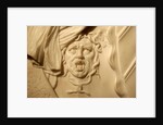 Detail from the bust of Oliver Cromwell by Stuart Cox