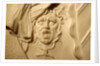 Detail from the bust of Oliver Cromwell by Stuart Cox