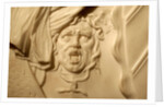 Detail from the bust of Oliver Cromwell by Stuart Cox
