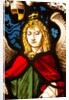 Panel depicting the Arms of Hugo von Hohenlandenberg as the Bishop of Constance with angel supporters by Stuart Cox