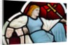 Reclining female bearing a cross by Stuart Cox