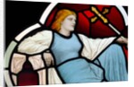 Reclining female bearing a cross by Stuart Cox