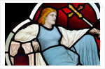 Reclining female bearing a cross by Stuart Cox
