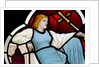 Reclining female bearing a cross by Stuart Cox