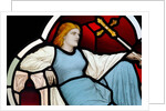 Reclining female bearing a cross by Stuart Cox