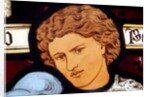 Panel depicting a young man by Stuart Cox