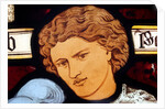 Panel depicting a young man by Stuart Cox