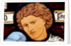 Panel depicting a young man by Stuart Cox