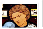 Panel depicting a young man by Stuart Cox