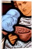 Panel depicting a young man by Stuart Cox