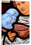 Panel depicting a young man by Stuart Cox