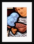 Panel depicting a young man by Stuart Cox