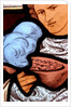 Panel depicting a young man by Stuart Cox