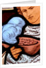 Panel depicting a young man by Stuart Cox