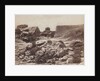 General view of rocks and monolith by Felice Beato