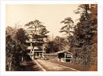 Entrance to Tozenji - British Legation at Edo (Tokyo) by Felice Beato