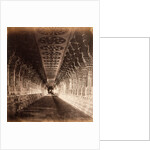 Colonnade at Ramesseum Pagoda by Felice Beato