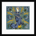 Cornflower tile by Walter Crane
