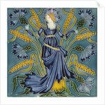 Cornflower tile by Walter Crane