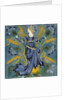 Cornflower tile by Walter Crane
