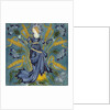 Cornflower tile by Walter Crane