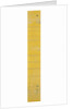 Oriental yellow patterned strip by Unknown
