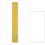Oriental yellow patterned strip by Unknown