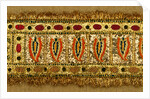 Turban band, detail by Anonymous