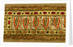 Turban band, detail by Anonymous