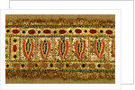 Turban band, detail by Anonymous