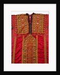 Brahui woman's robe, detail by Anonymous