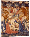 Devonshire Hunting Tapestry detail by Anonymous