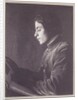 Kahlil Gibran (1883-1931) with Book (side view) by Fred Holland Day