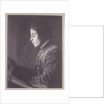 Kahlil Gibran (1883-1931) with Book (side view) by Fred Holland Day