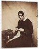 Woman knitting by Henry Peach Robinson