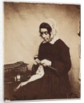 Woman knitting by Henry Peach Robinson