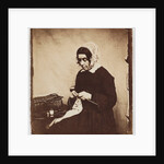 Woman knitting by Henry Peach Robinson