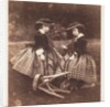 The young Princess Helena and the young Princess Louise by Roger Fenton