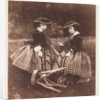 The young Princess Helena and the young Princess Louise by Roger Fenton