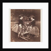 The young Princess Helena and the young Princess Louise by Roger Fenton