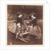 The young Princess Helena and the young Princess Louise by Roger Fenton
