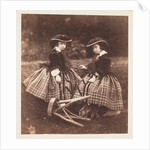The young Princess Helena and the young Princess Louise by Roger Fenton