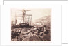 The Ordnance Wharf by Roger Fenton