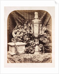 Still life with Parian vase and Chinese casket by Roger Fenton