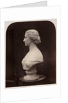 Marble female bust by Roger Fenton