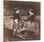 The young Princess Helena and the young Princess Louise by Roger Fenton