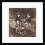 The young Princess Helena and the young Princess Louise by Roger Fenton