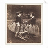 The young Princess Helena and the young Princess Louise by Roger Fenton