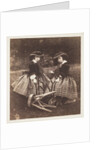 The young Princess Helena and the young Princess Louise by Roger Fenton